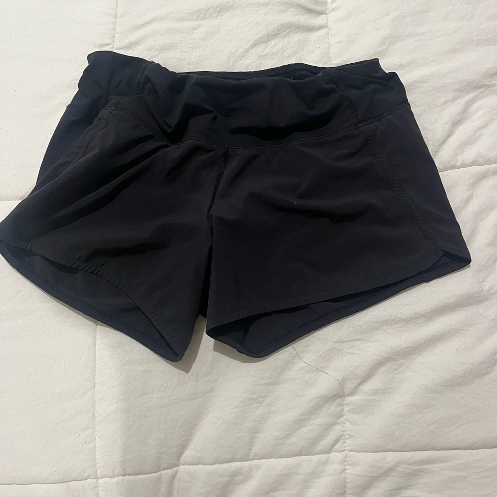 Lululemon Black Speed Up shorts